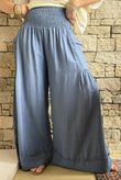 Basso Shirring Sailor Palazzo Pant Airforce